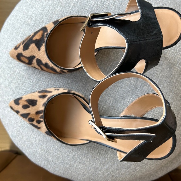 Nine West leopard print heels - Picture 2 of 9